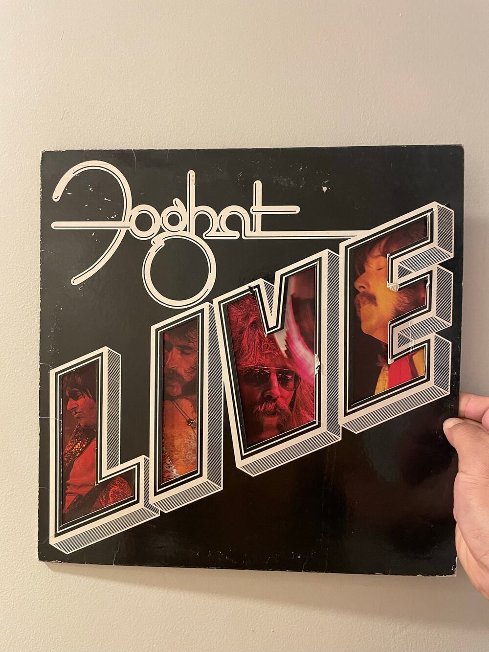 Foghat - Live LP vintage vinyl record classic hard rock 1977